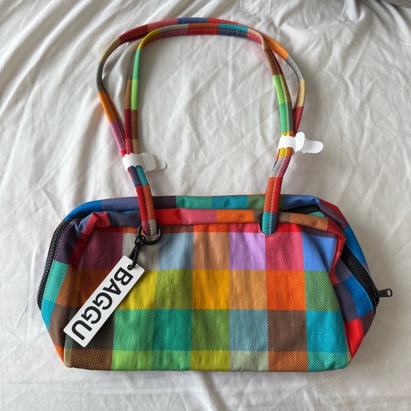 BAGGU Handbags - Baggu x urban outfitters madras bowler bag new with tags NWT